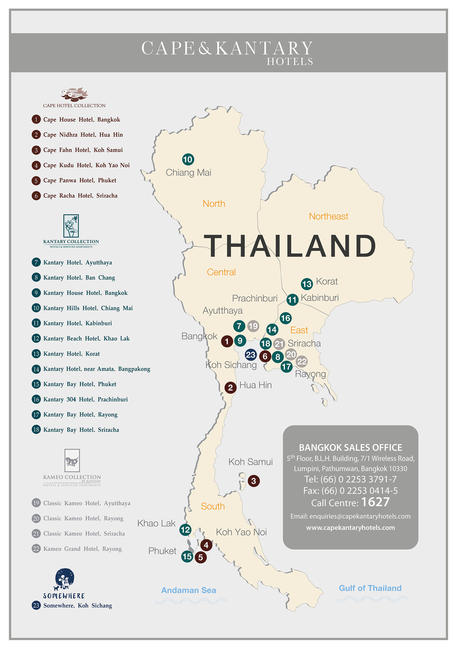 Cape and Kantary Hotels