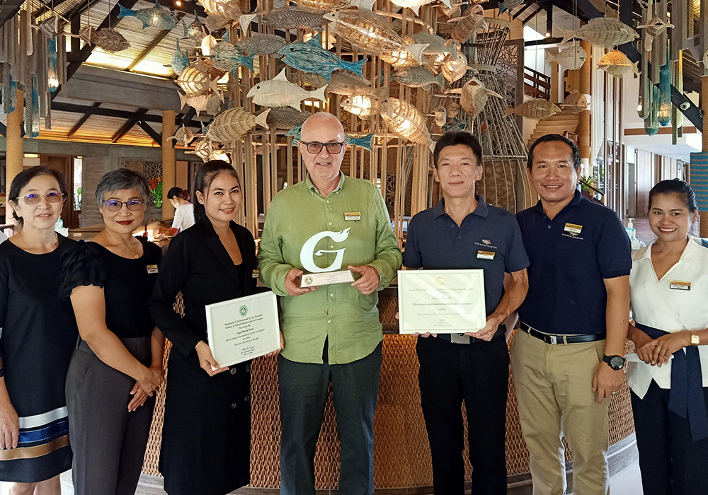 Cape Panwa Hotel, Phuket, Gratefully Receives the Certification of “Green Hotel” issued by Department of Environmental Quality Promotion, Ministry of Natural Resources and Environment.