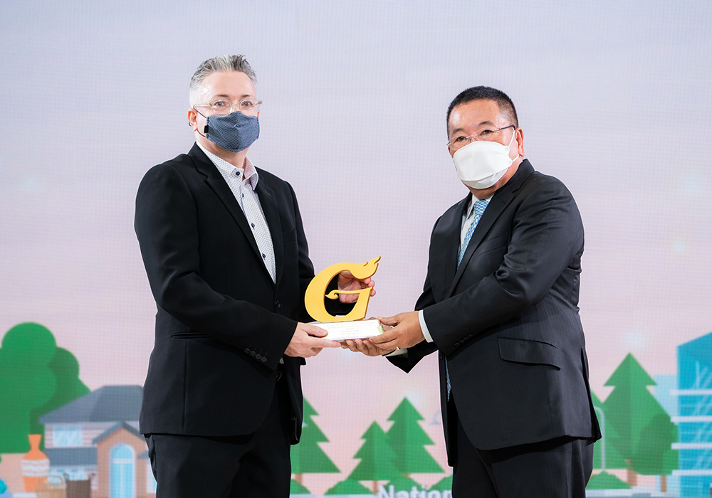 Cape Nidhra Hotel, Hua Hin, Receives ‘Gold Level’ Green Hotel Award from the Department of Environmental Quality Promotion,  Ministry of Natural Resources and Environment.