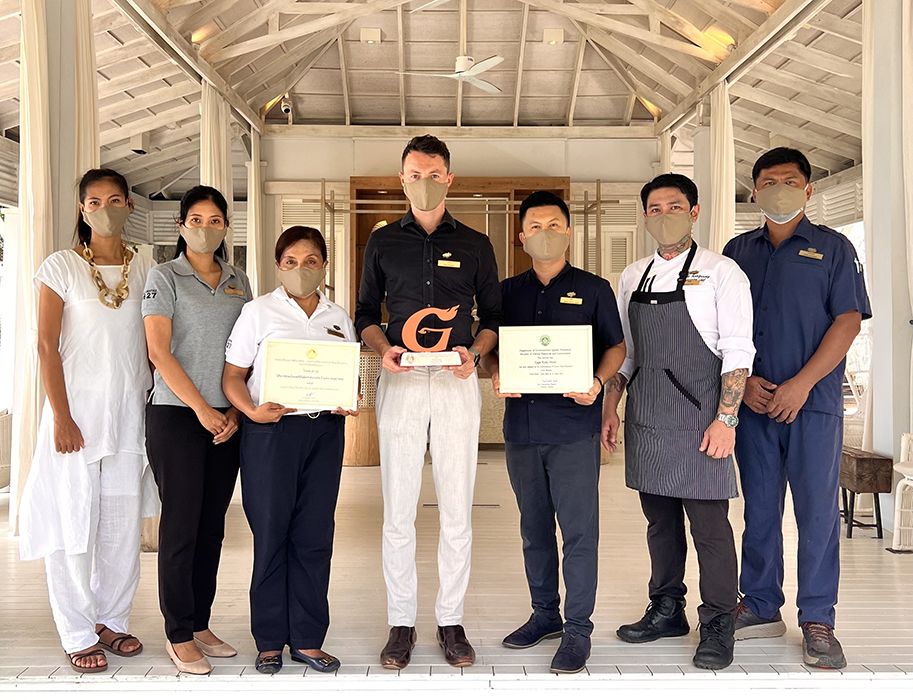 Cape Kudu Hotel, Koh Yao Noi, Proudly Receives the  “Green Hotel” Certificate from the Department of Environmental Quality Promotion, Ministry of Natural Resources and Environment.