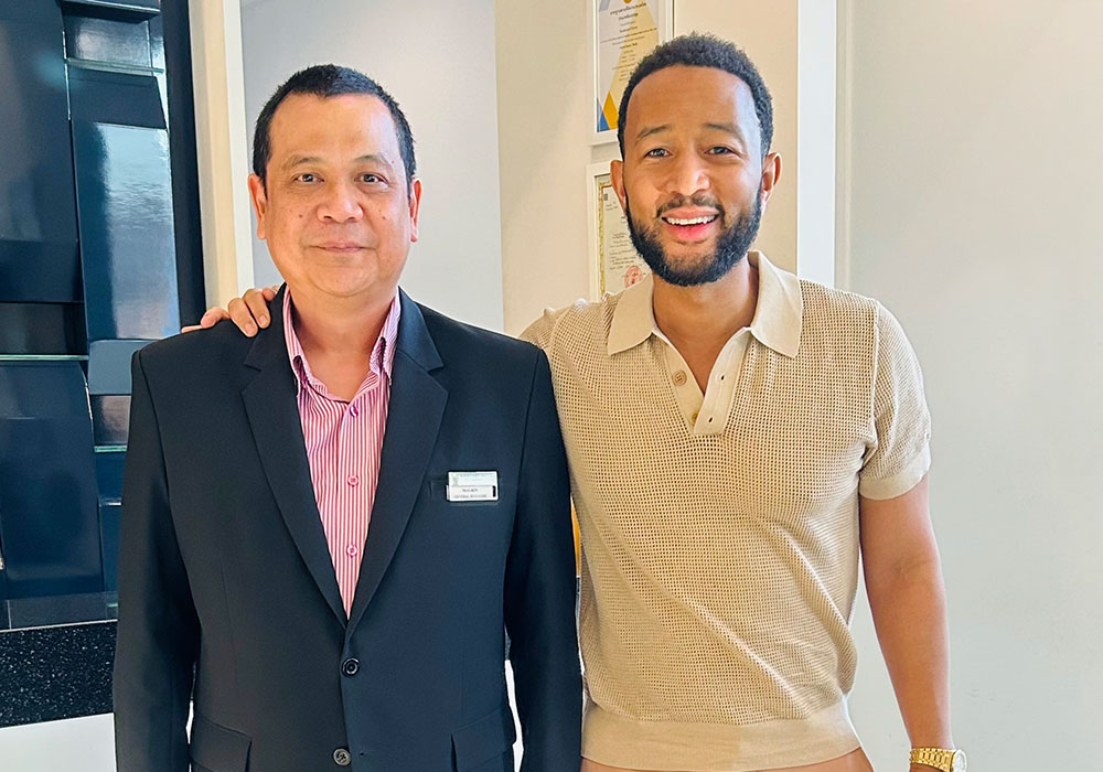 Kantary Hotel, Korat, Gives a Heartfelt Welcome to The World-Famous Artist, John Legend.