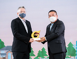 Cape Nidhra Hotel, Hua Hin, Receives ‘Gold Level’ Green Hotel Award from the Department of Environmental Quality Promotion,  Ministry of Natural Resources and Environment.