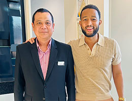 Kantary Hotel, Korat, Gives a Heartfelt Welcome to The World-Famous Artist, John Legend.